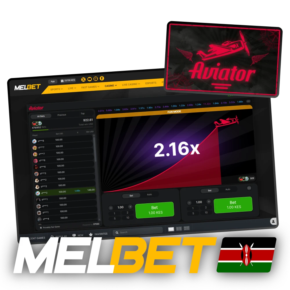 Play Aviator and win big at Melbet.