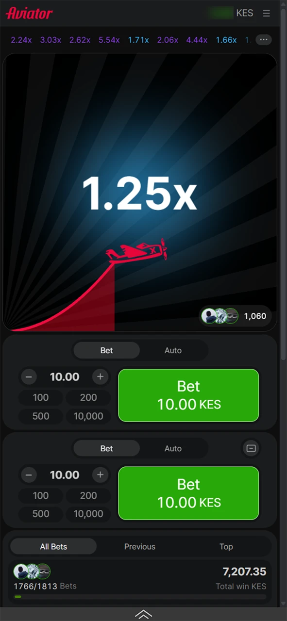Start playing Aviator through the Melbet mobile application.