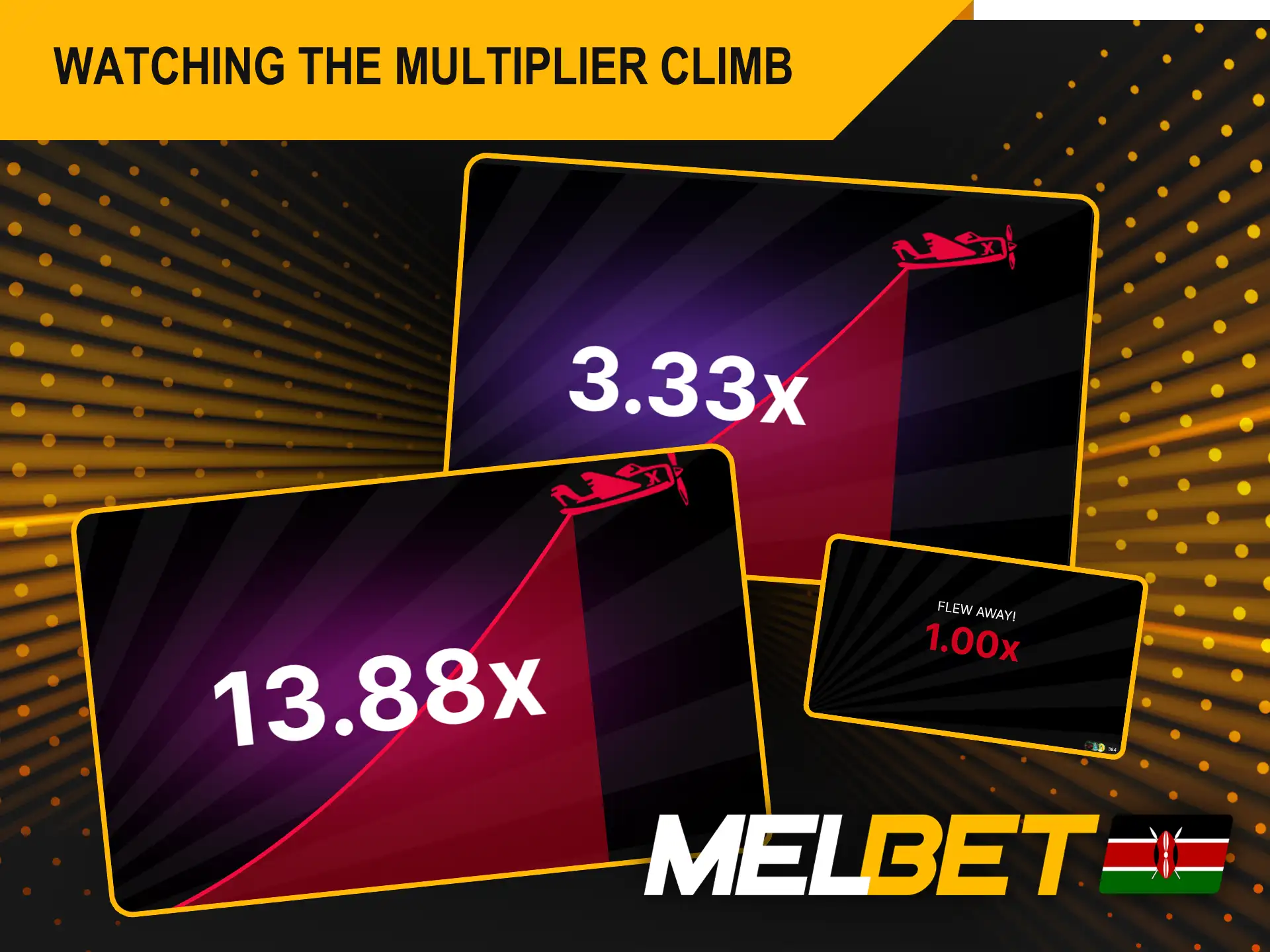 Watching the Aviator multiplier climb on the Melbet Kenya.