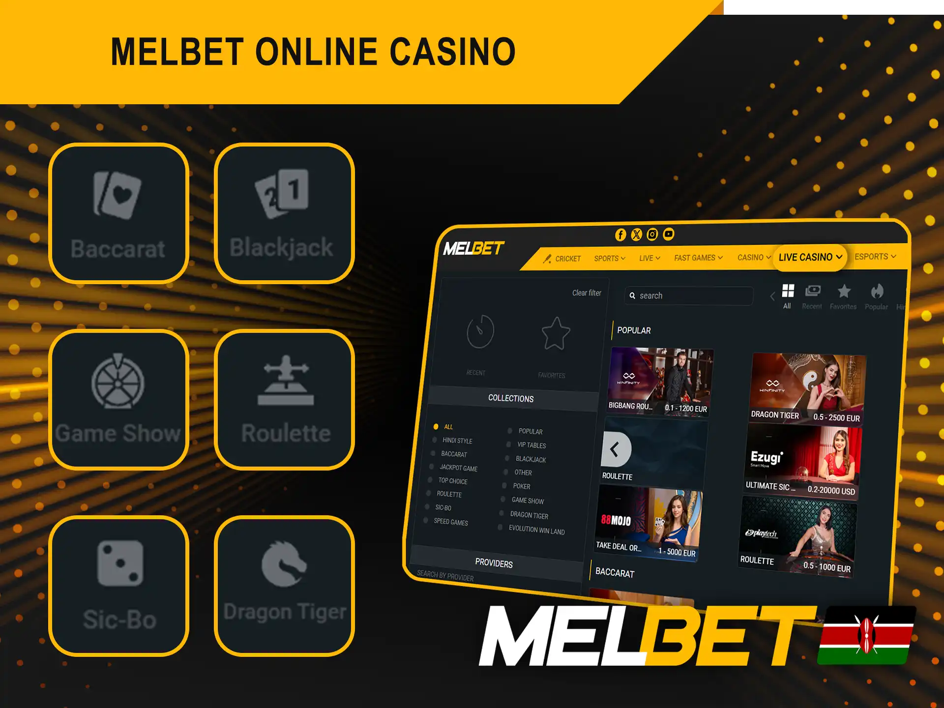 Melbet Casino offers a diverse gaming experience.