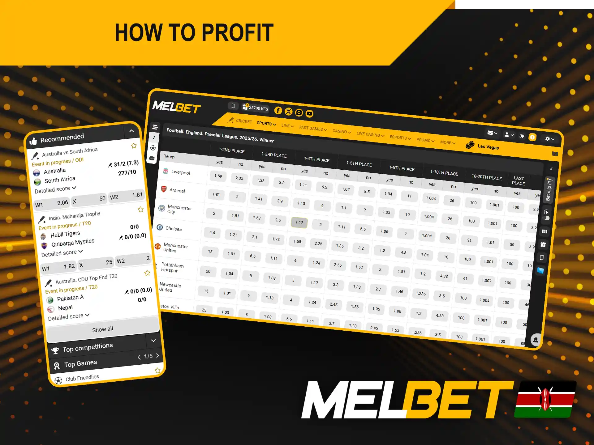 Develop well-rounded betting strategies on the Melbet.