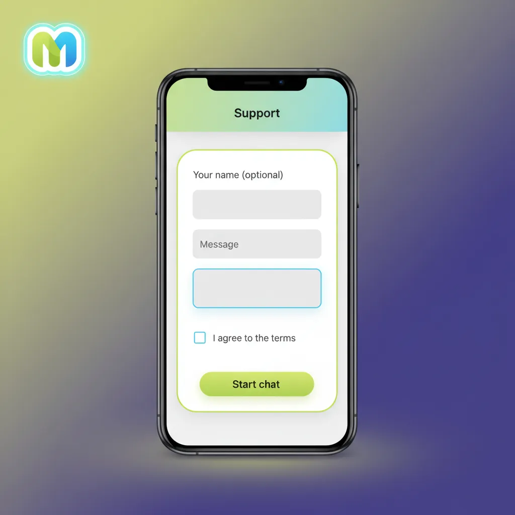 Customer support options: 24/7 PWA live chat, email via Help, Help Centre FAQs, account form. Fast answers, request tracking
