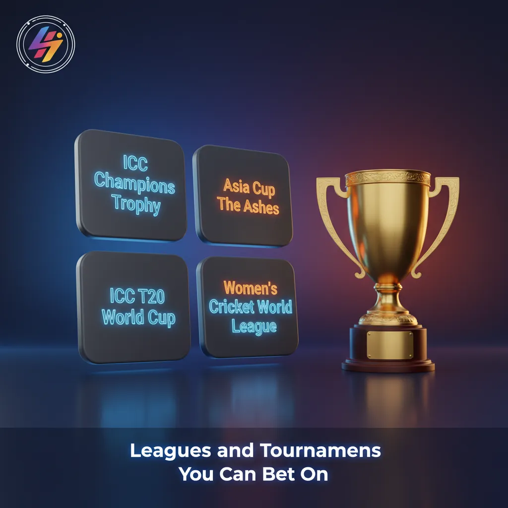 Cricket betting page for Kenya listing ICC World Cups, The Ashes, IPL, PSL, BBL, CPL, SA20, and local fixtures.