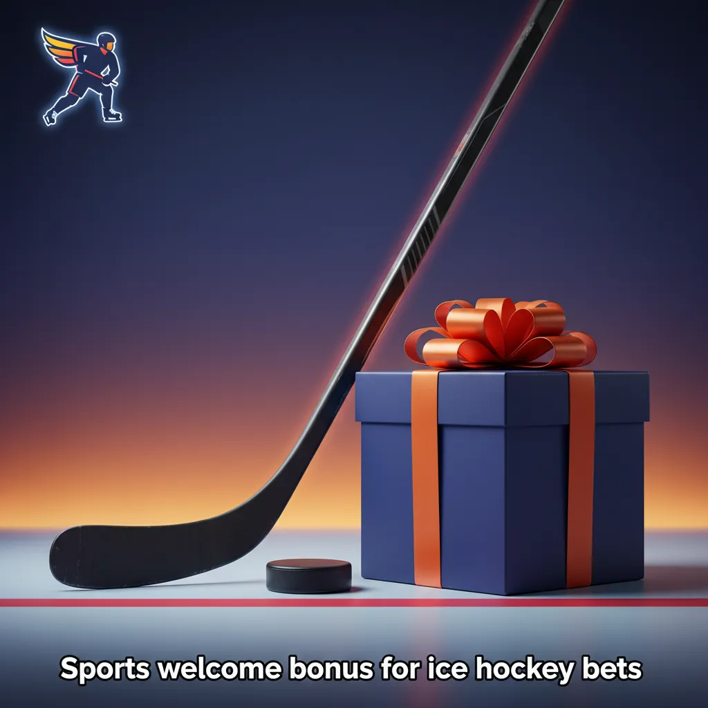 Sports welcome bonus banner for ice hockey bets on Melbet; first deposit match for verified Kenyan bettors.