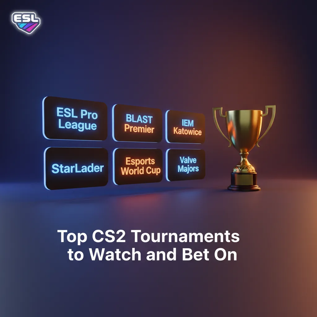 Top CS2 events to watch and bet: Valve Majors, ESL Pro League, BLAST Premier, IEM Katowice, Esports World Cup, StarLadder.