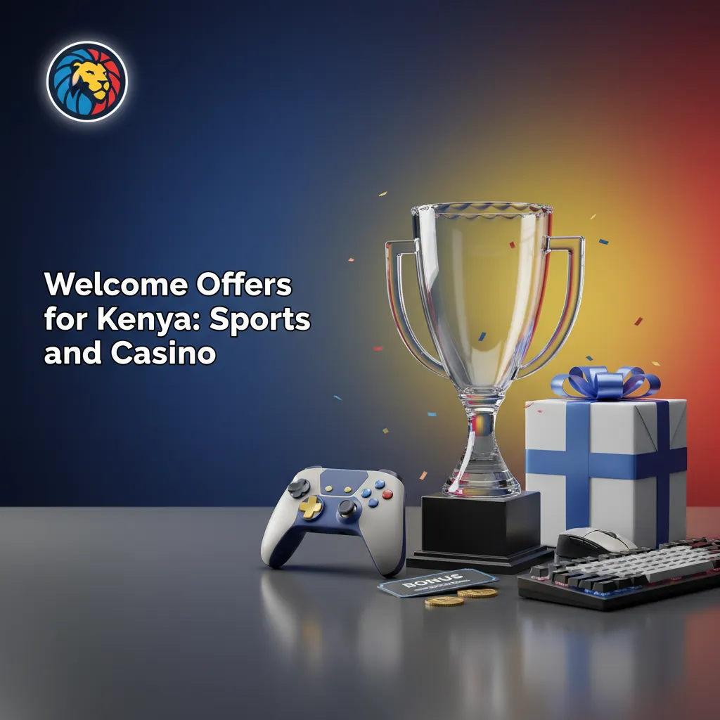 Kenya welcome offers: 200% sports/esports up to 25,700 KES; casino up to 278,000 KES + 290 free spins. Steps to claim.