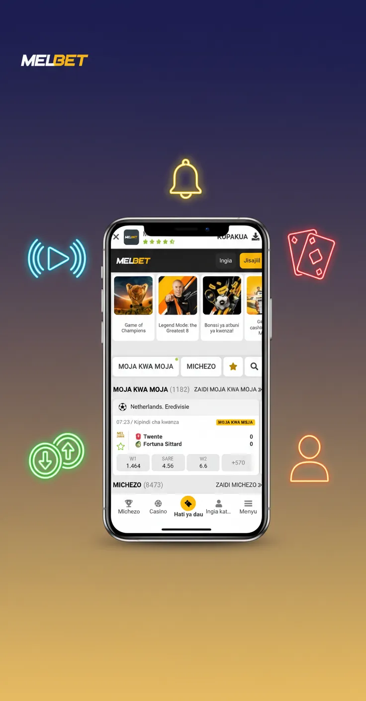 Melbet Kenya app: KES via M-Pesa & Airtel Money, live betting, cash out, bonuses, light PWA, 24/7 support.