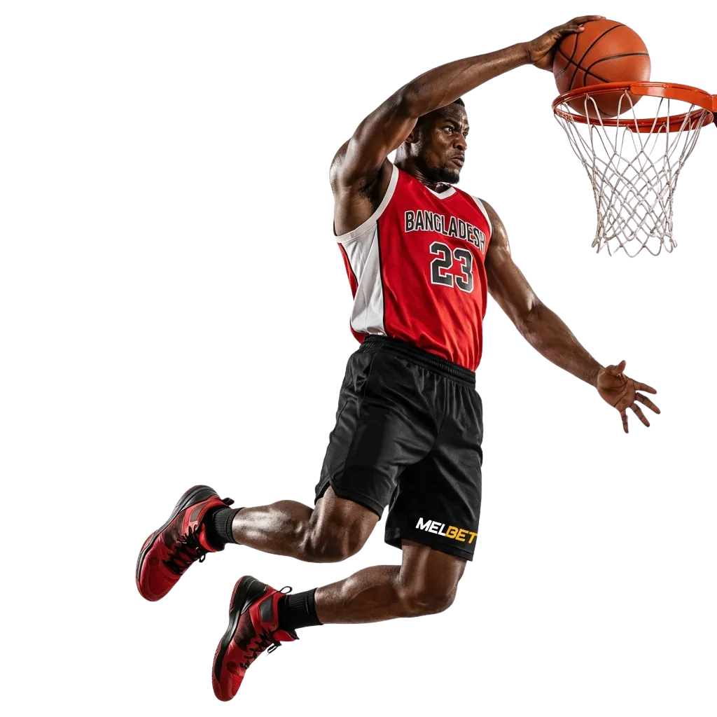 Basketball betting on NBA, EuroLeague, and FIBA tournaments at Melbet Bangladesh with competitive odds and live options