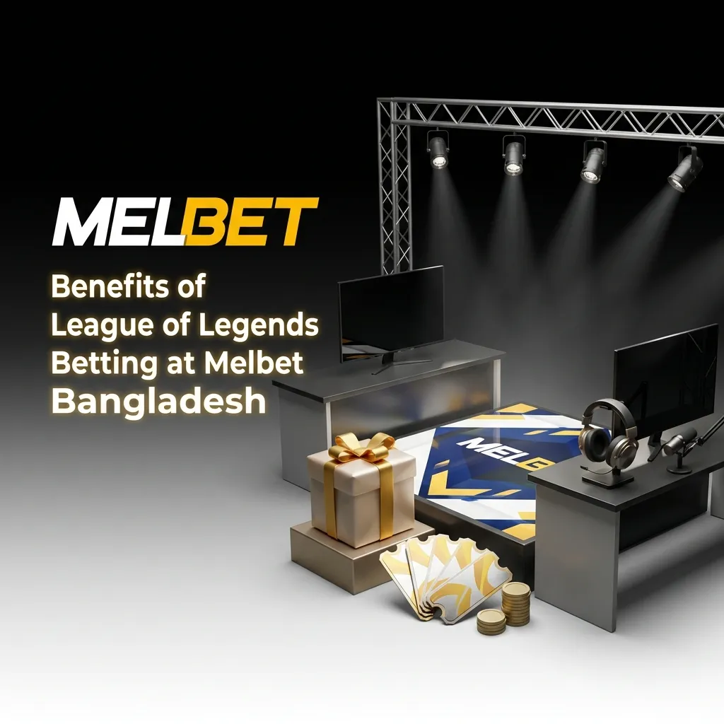 Melbet Bangladesh platform showing League of Legends betting features including bonuses, local payments, and mobile app