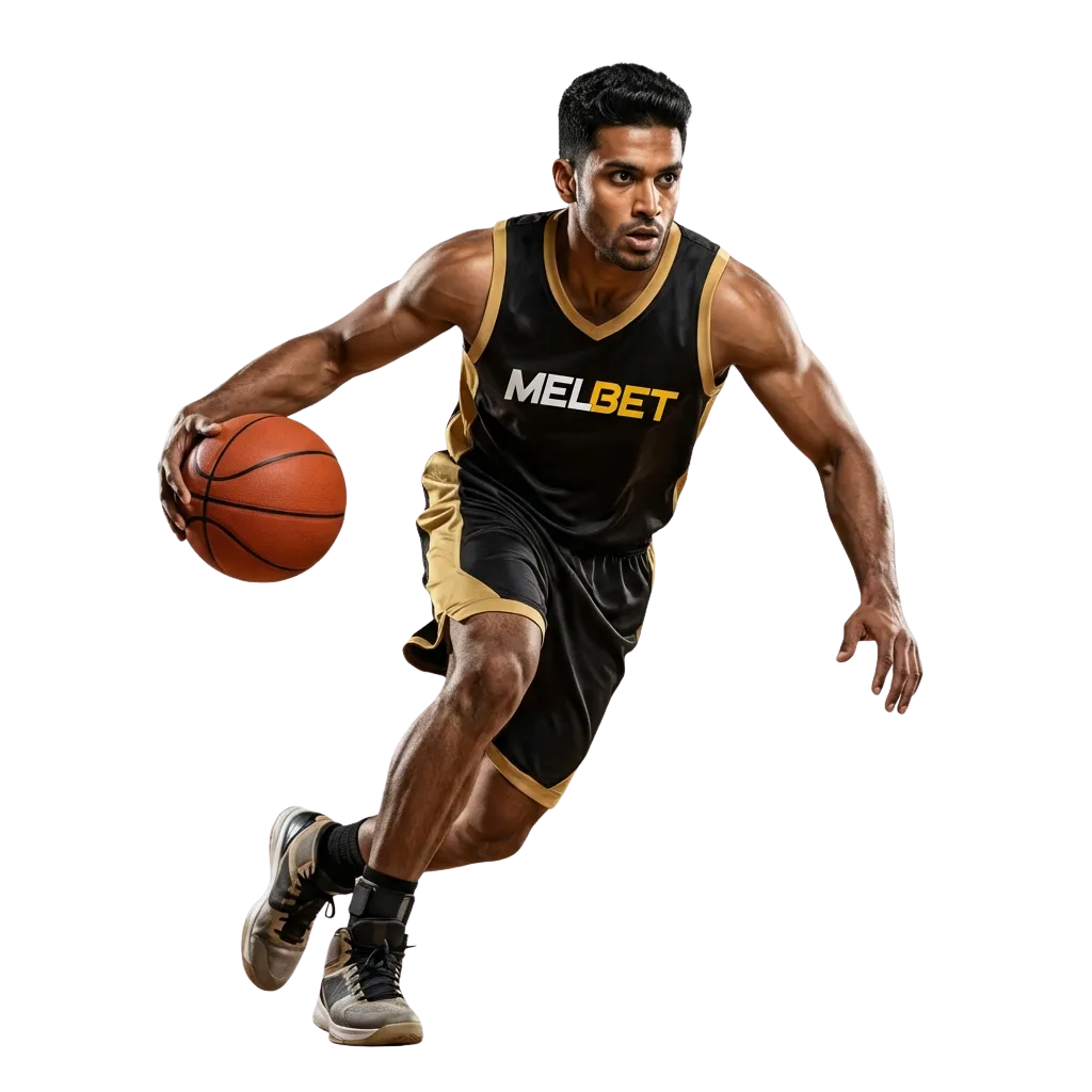 Melbet Bangladesh betting interface showing cricket, football, and live casino game options on mobile screen