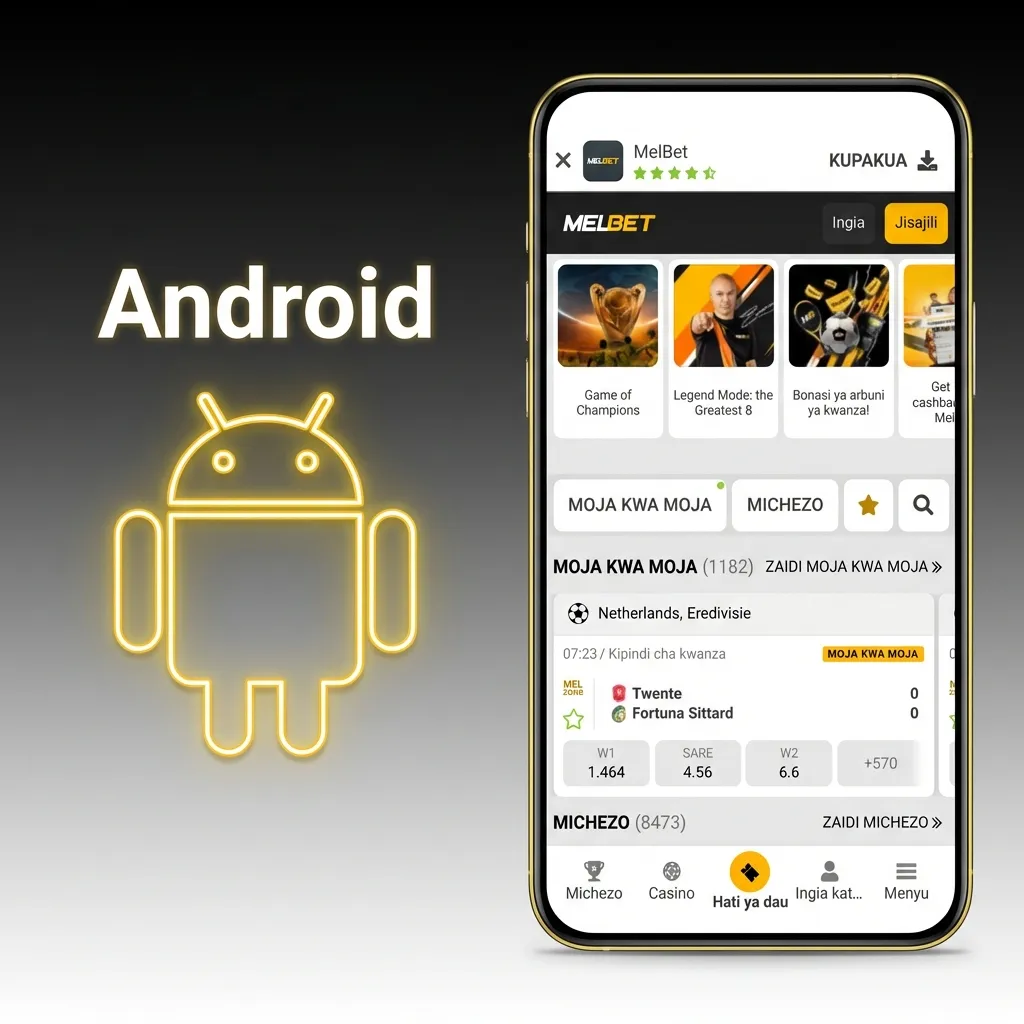 Android app download and installation guide showing APK setup steps for devices running Android 5.0 and above