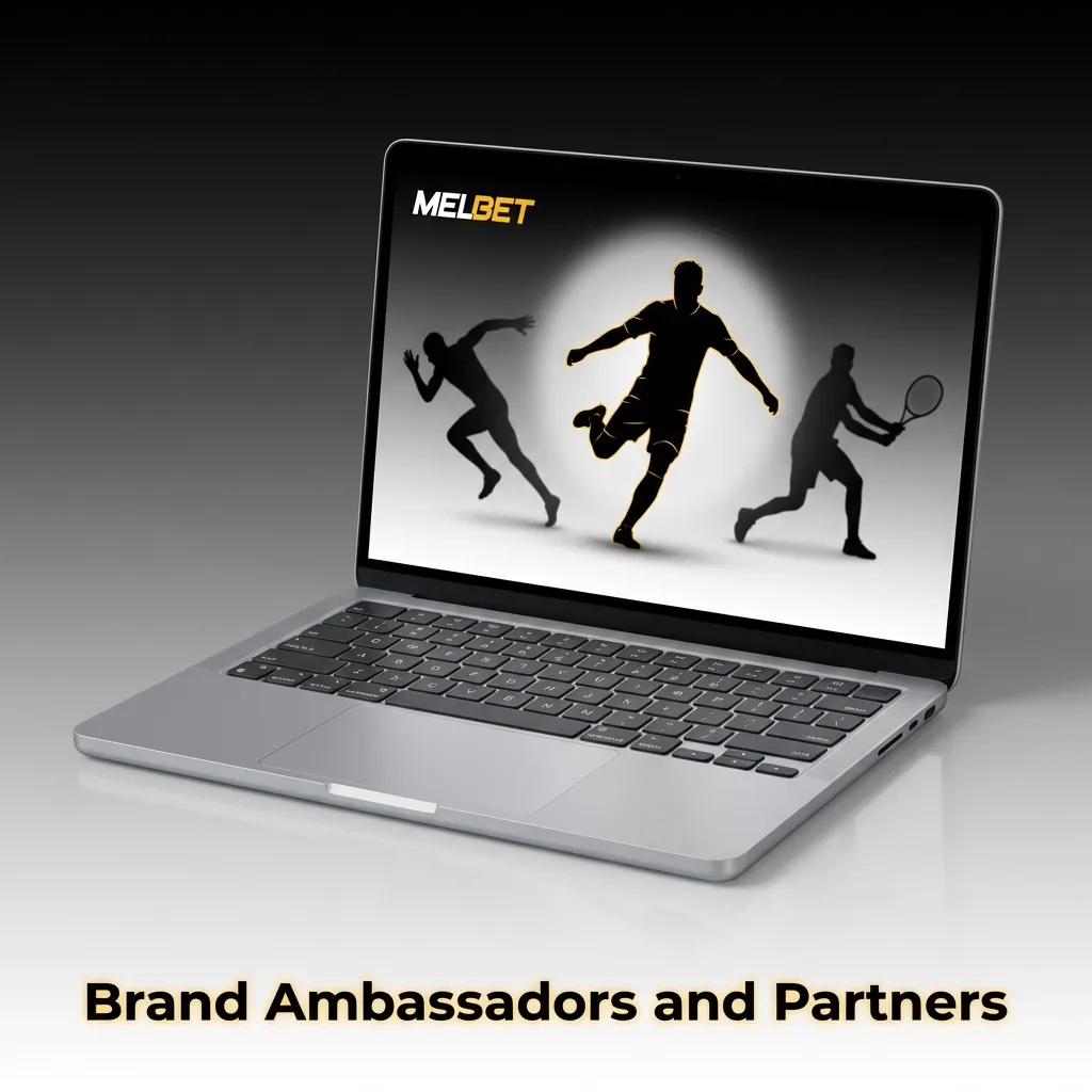 Melbet brand ambassadors including cricket legends, football clubs, kabaddi teams, and eSports organizations