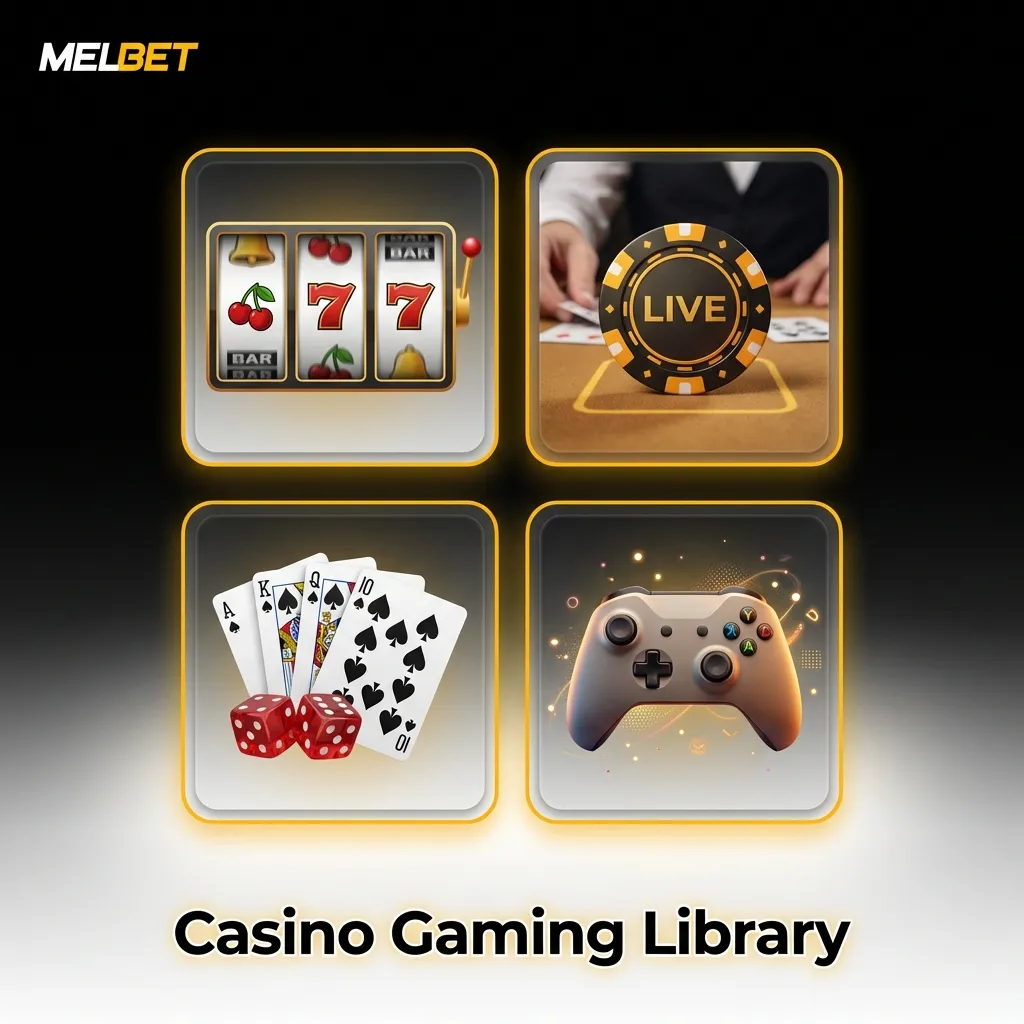 Casino gaming library with over 5,000 slots, live dealer games, table games, and titles from NetEnt, Pragmatic Play, Evolution