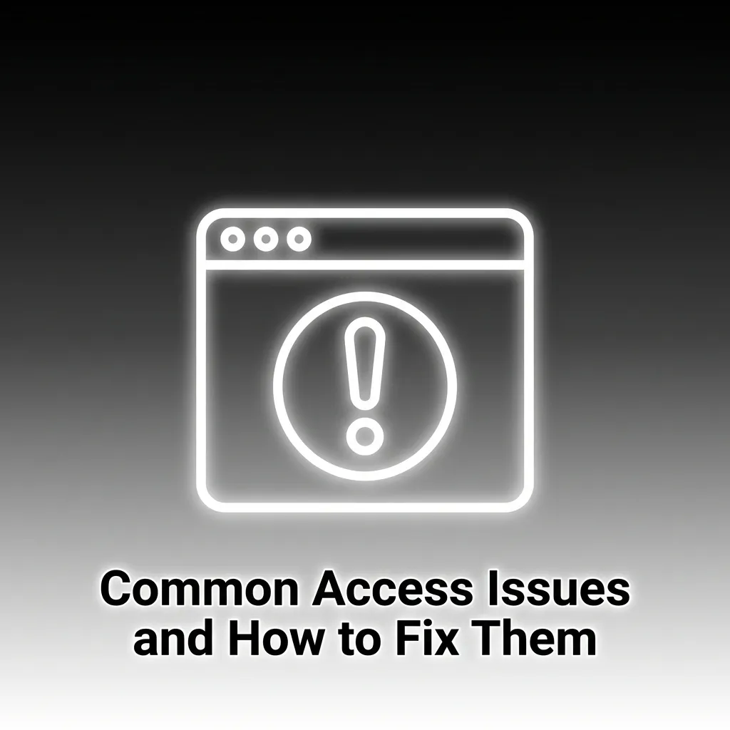 Troubleshooting guide showing common login problems like password errors, locked accounts, and authentication issues with solutions