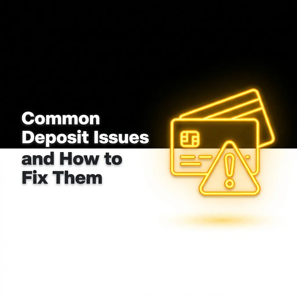 Troubleshooting guide showing common Melbet deposit problems like payment declines, delayed funds, and verification issues