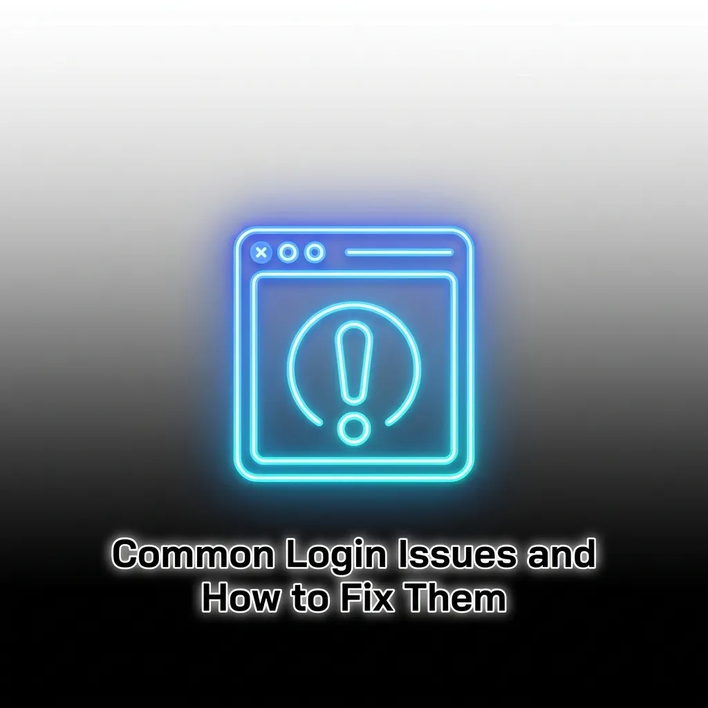 Guide showing solutions to common login problems including password errors, locked accounts, and authentication issues.