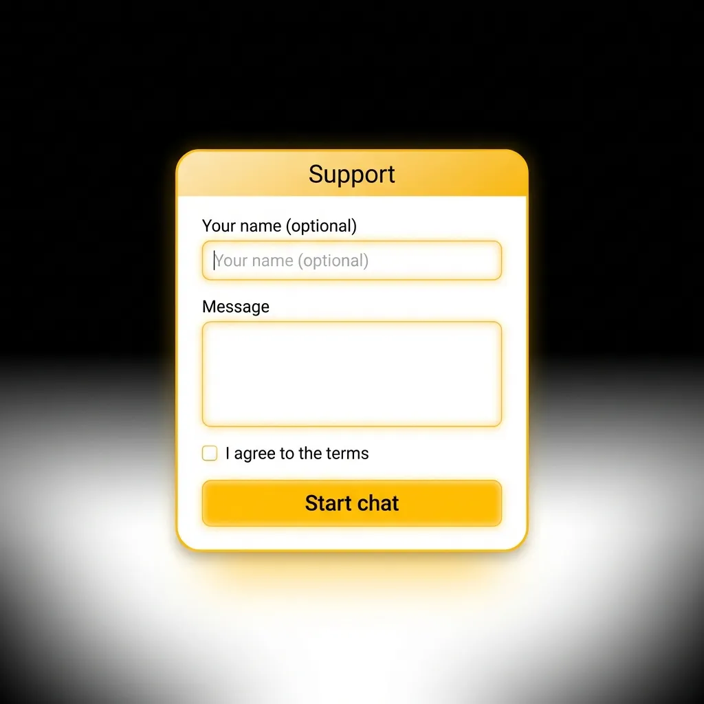 24/7 customer support contact options including live chat, email, phone hotline, and Telegram bot for assistance