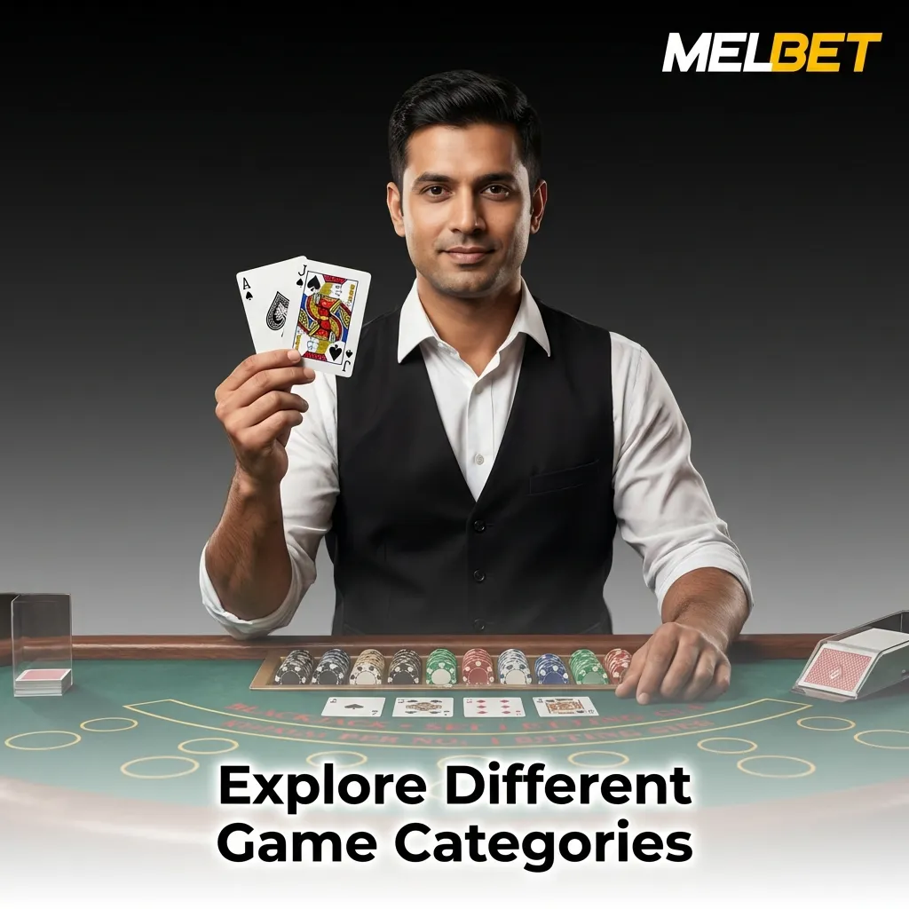 Colorful display of casino game categories including slots, crash games, table games, cards, jackpots, and instant wins