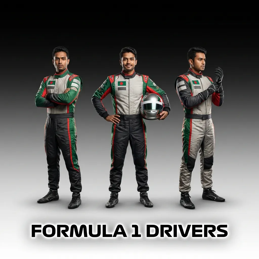 Table showing 2025 Formula 1 driver lineup with 20 drivers across 10 teams and their championship odds