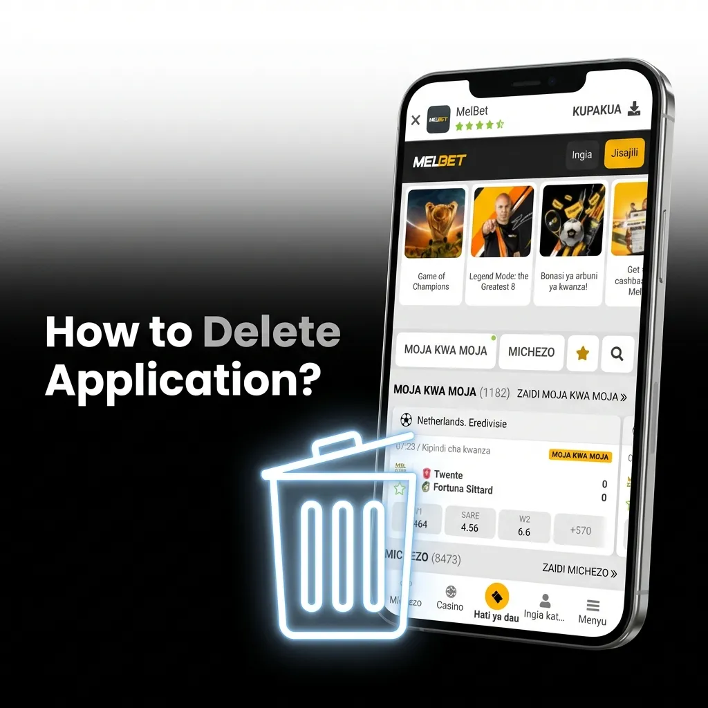 App deletion guide showing uninstall options for Android and iOS while preserving account access
