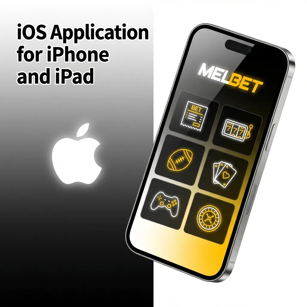iOS betting app interface showing casino games and sports markets on iPhone and iPad devices