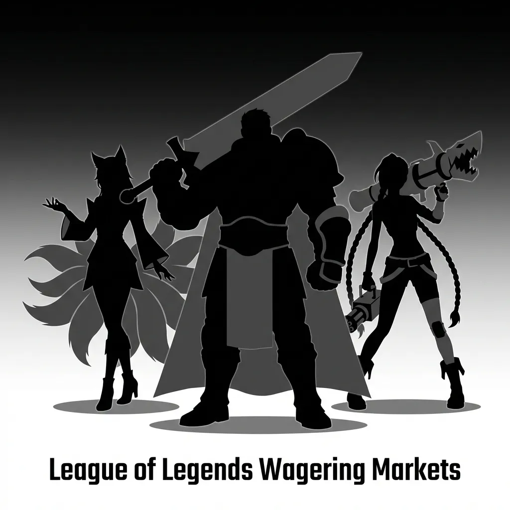 League of Legends esports betting markets including match results, objectives, and major tournaments like Worlds and MSI