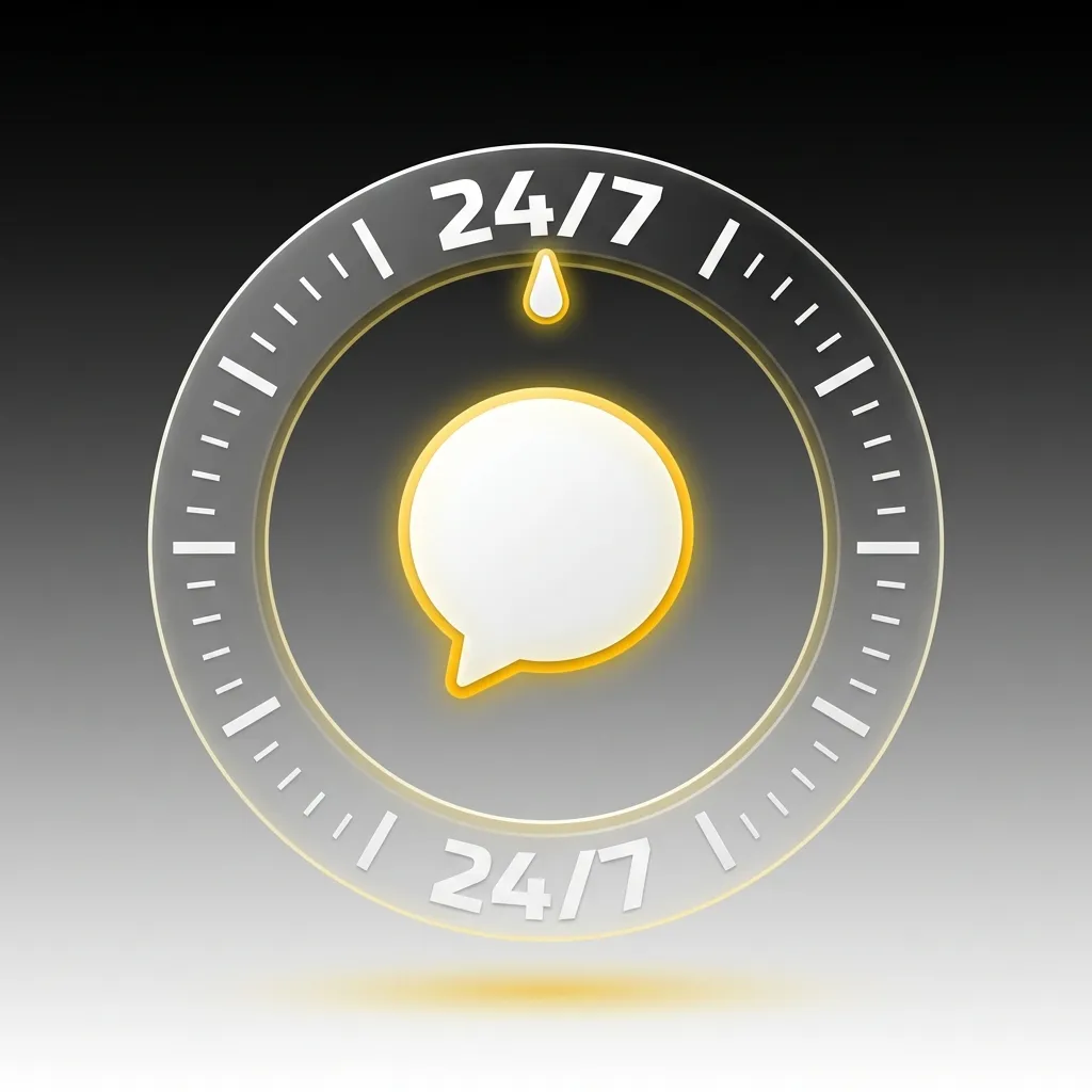 24/7 live chat support interface showing instant customer service access for account issues and betting queries