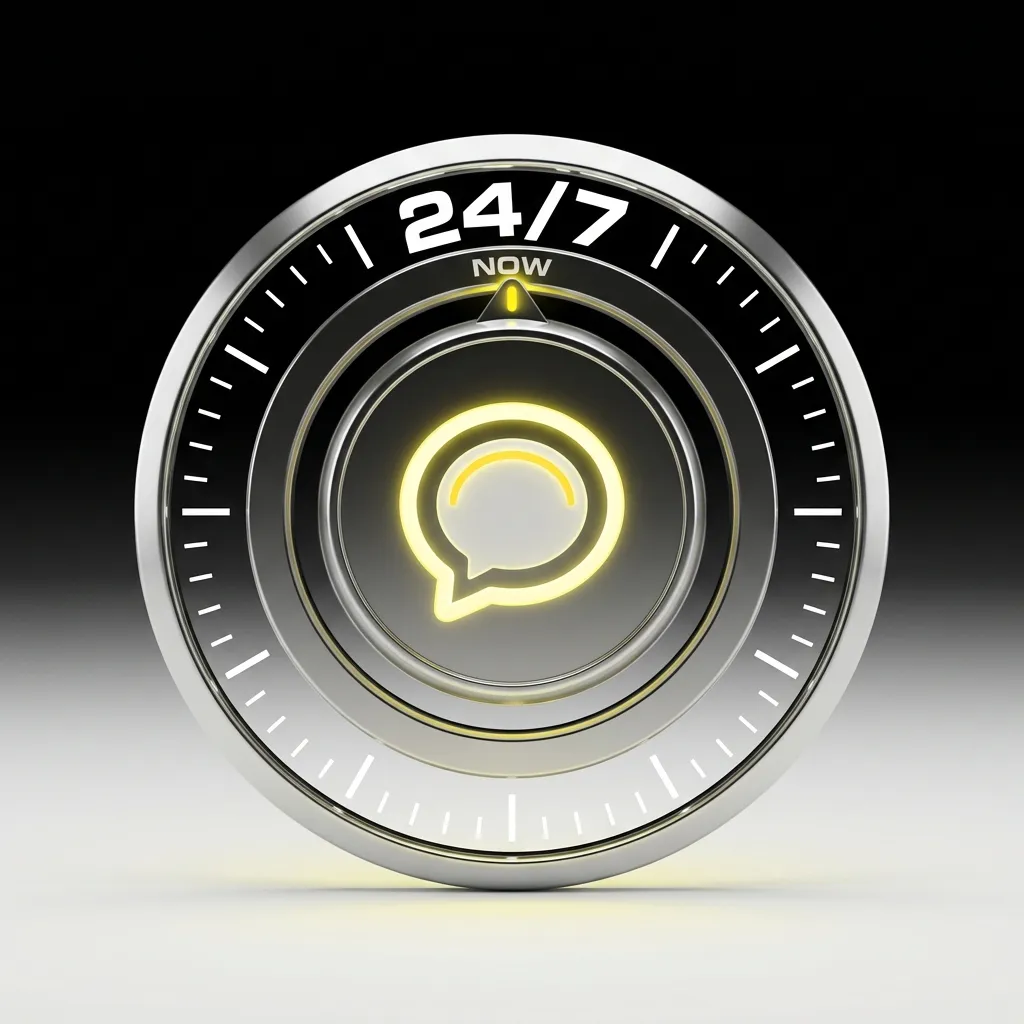 Customer service agent providing live chat support on laptop with headset for instant help