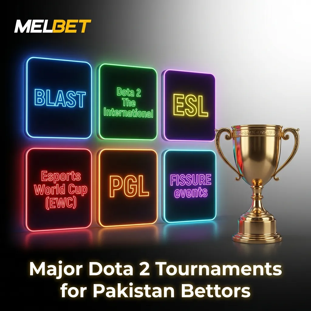Major Dota 2 tournaments including The International, ESL One, and PGL Championships for competitive esports betting