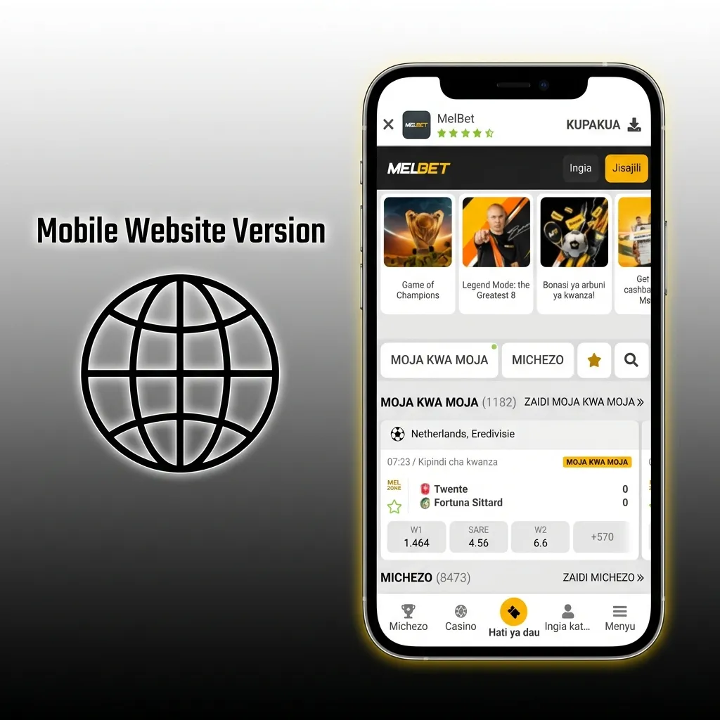 Mobile betting site interface showing responsive design with touch controls and live streaming on smartphone screen