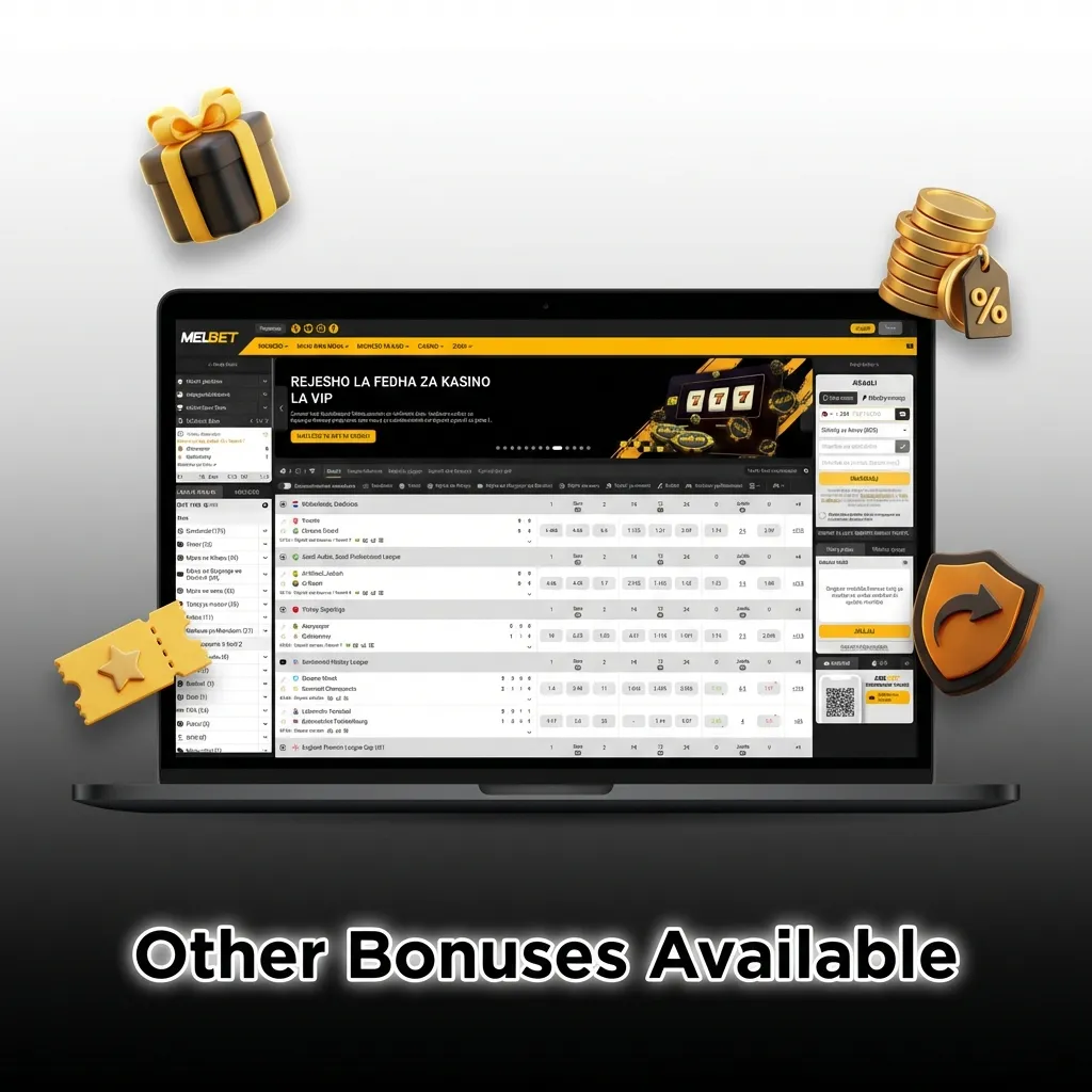Promotional bonuses for betting including reload, cashback, accumulator, birthday, and VIP rewards displayed together.