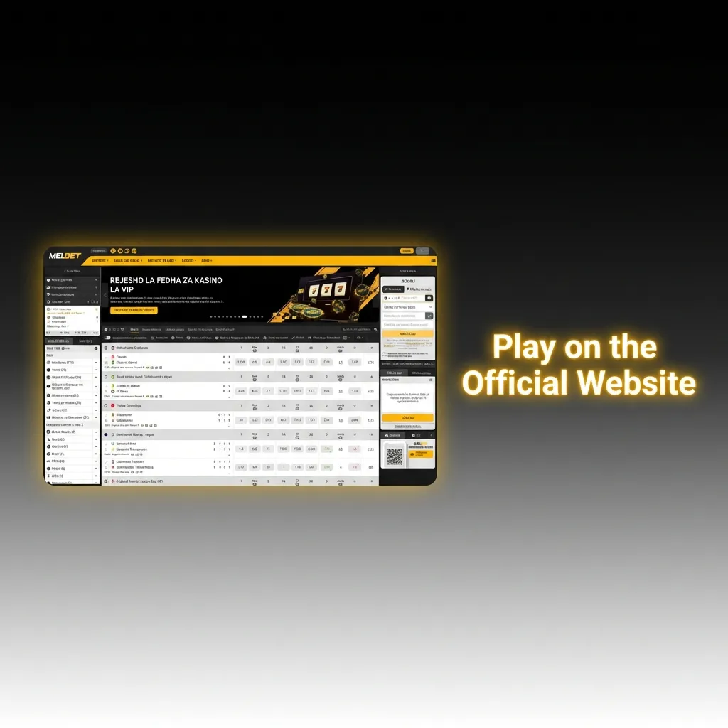 Browser-based betting platform interface showing live betting, slots, table games, and account management options