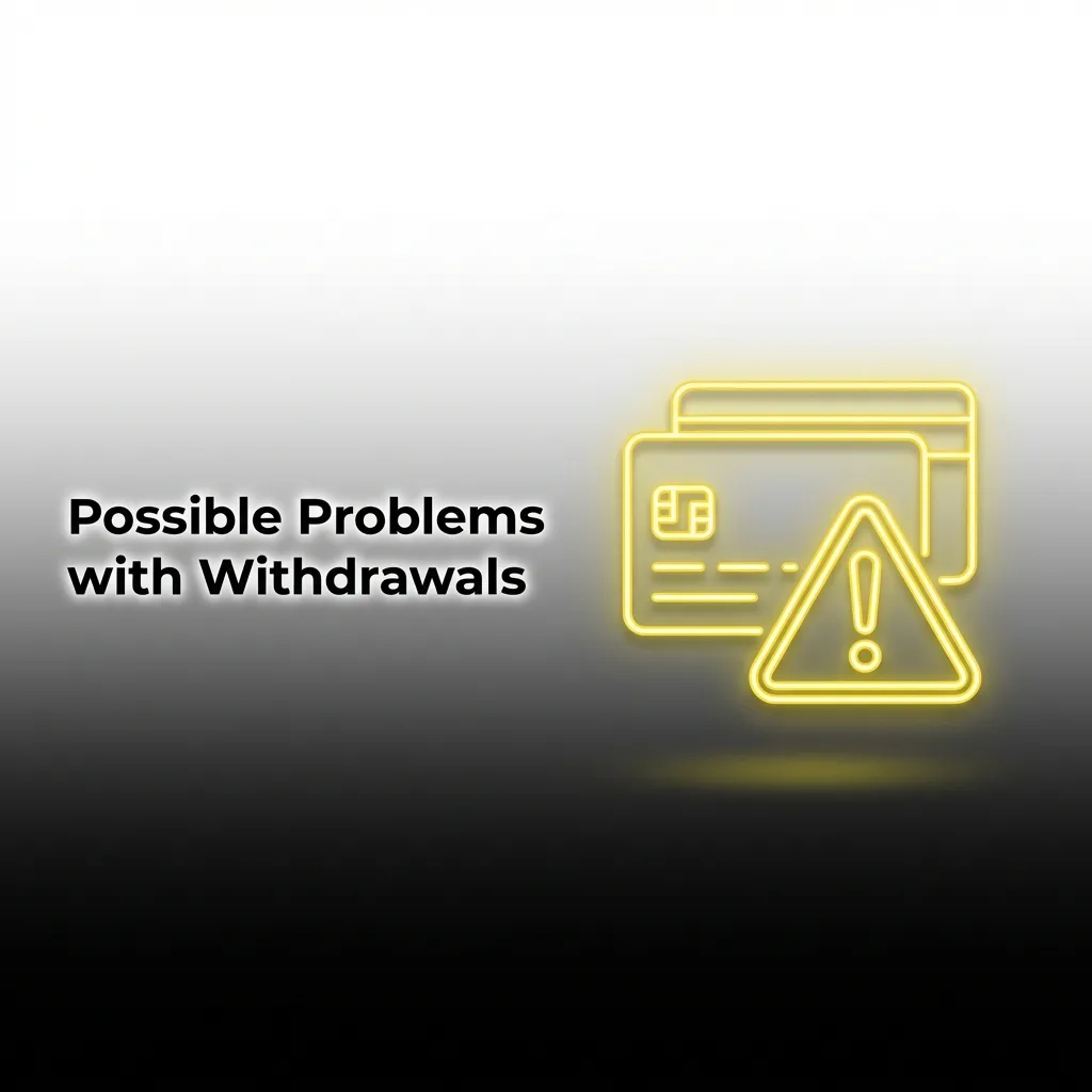 Troubleshooting guide for withdrawal issues including verification, failed transactions, and currency problems