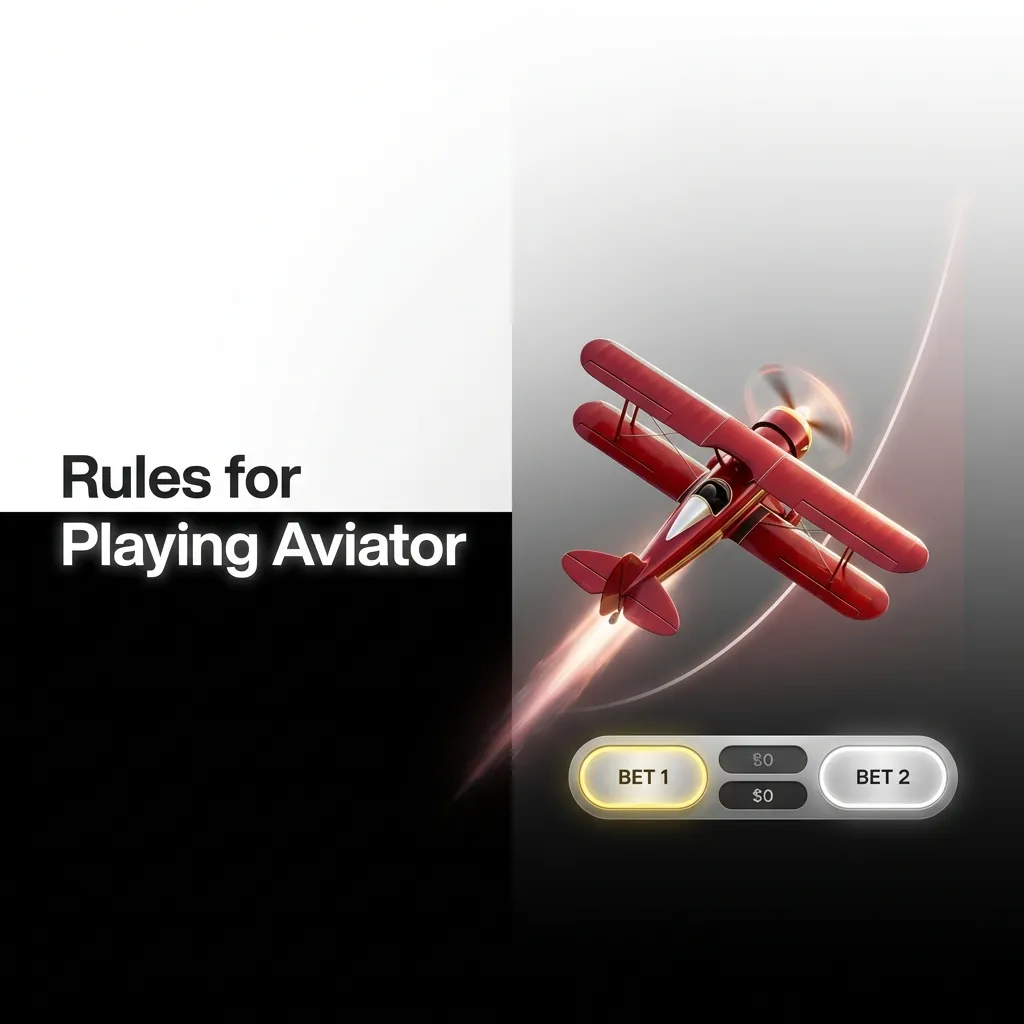 Aviator plane ascending with multiplier display showing game rules and betting mechanics for crash game players