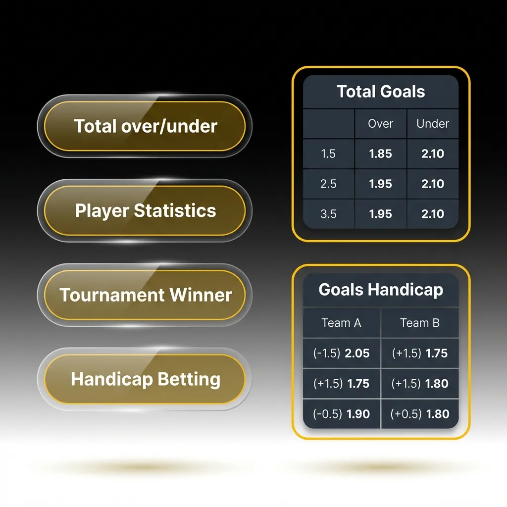 Three betting types displayed: Single (one selection), Accumulator (multiple combined), and System (smaller accumulators)