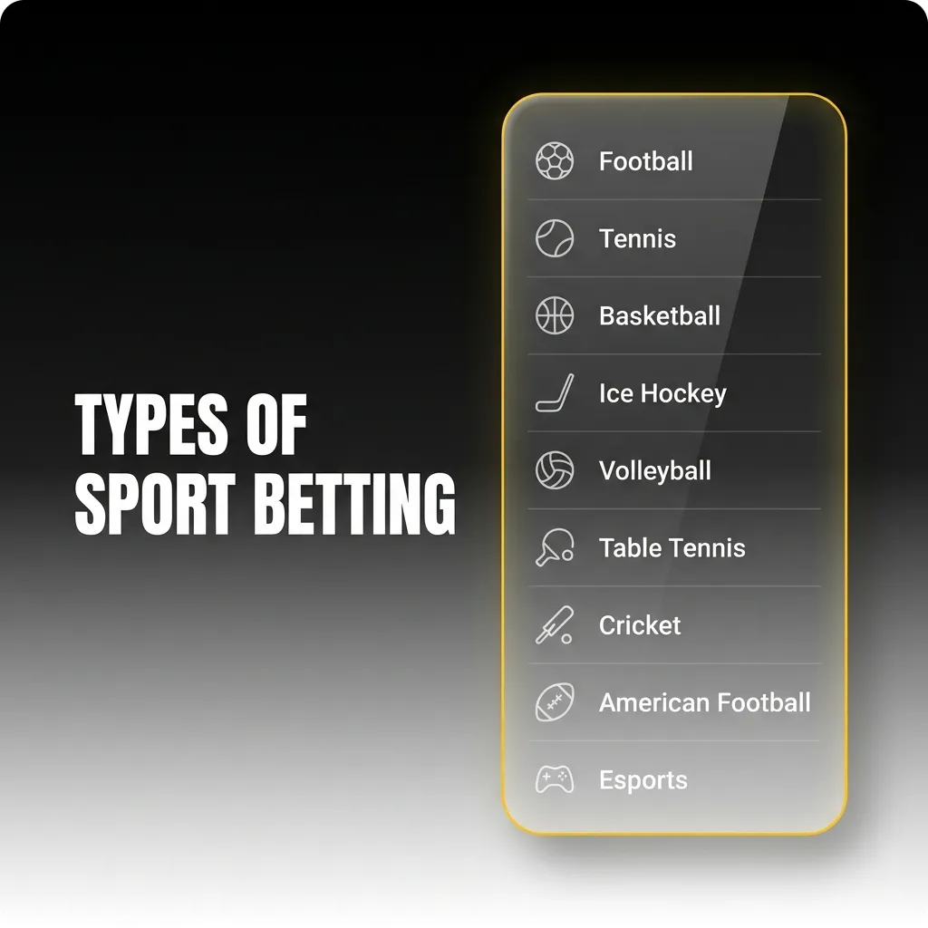 Sports betting interface showing cricket, football, tennis, and basketball wagering options with live odds and markets