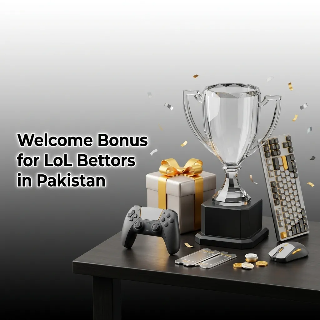 Melbet welcome bonus guide showing 5 steps for Pakistan bettors to claim 100% first deposit bonus for League of Legends betting