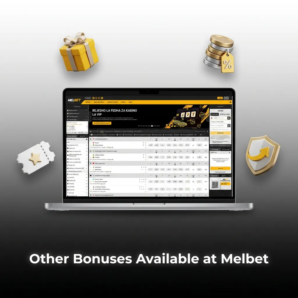 Melbet promotions including weekly cashback, accumulator bonus, casino package, and Friday reload for Pakistani players
