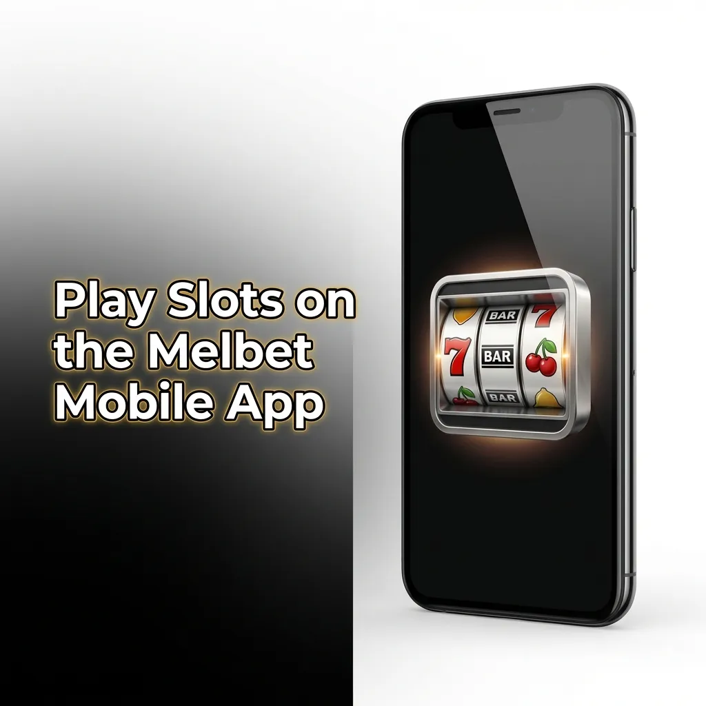Melbet mobile app interface showing slot games library on smartphone screen with navigation menu and game filters