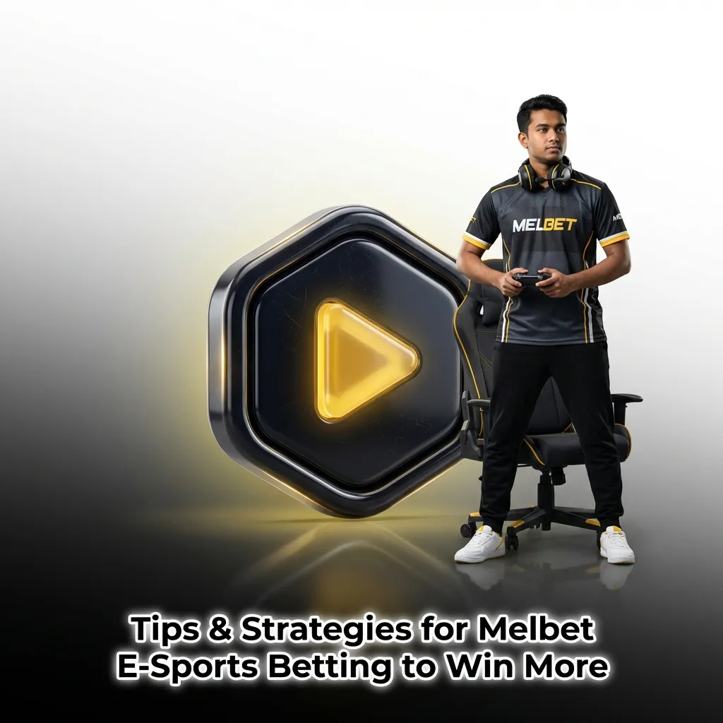 E-sports betting strategy tips including research, bankroll management, and game knowledge for Melbet platform