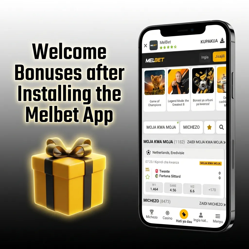 Melbet app welcome bonus offers including 100% deposit match for sports betting and casino games with free spins