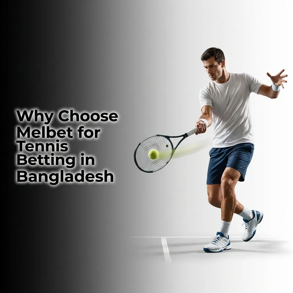 Melbet tennis betting platform showing live streaming, cash-out options, and BDT payment methods for Bangladesh users