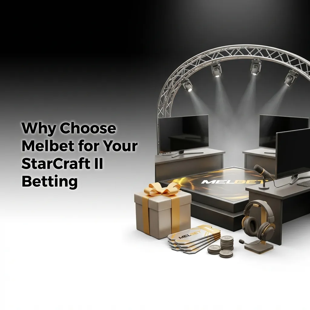 Melbet betting platform showing StarCraft II esports wagering options with bonus offers and payment methods for Indian users